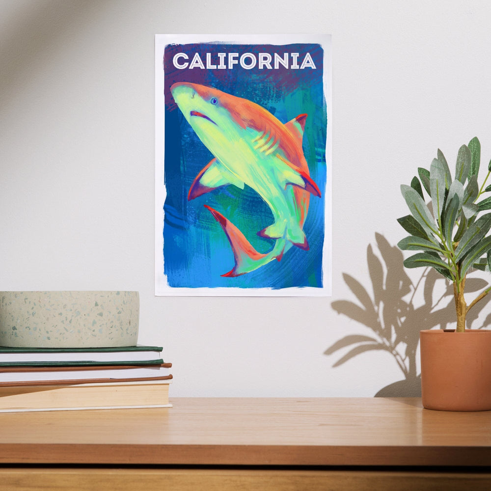 California, Vivid, Blacktip Shark, Art & Giclee Prints Art Lantern Press 