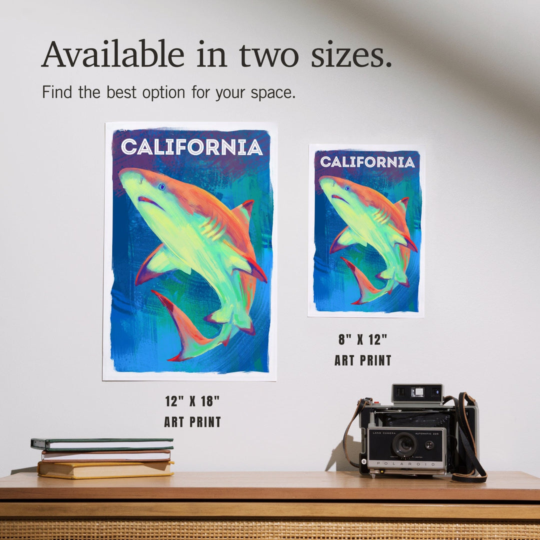 California, Vivid, Blacktip Shark, Art & Giclee Prints Art Lantern Press 