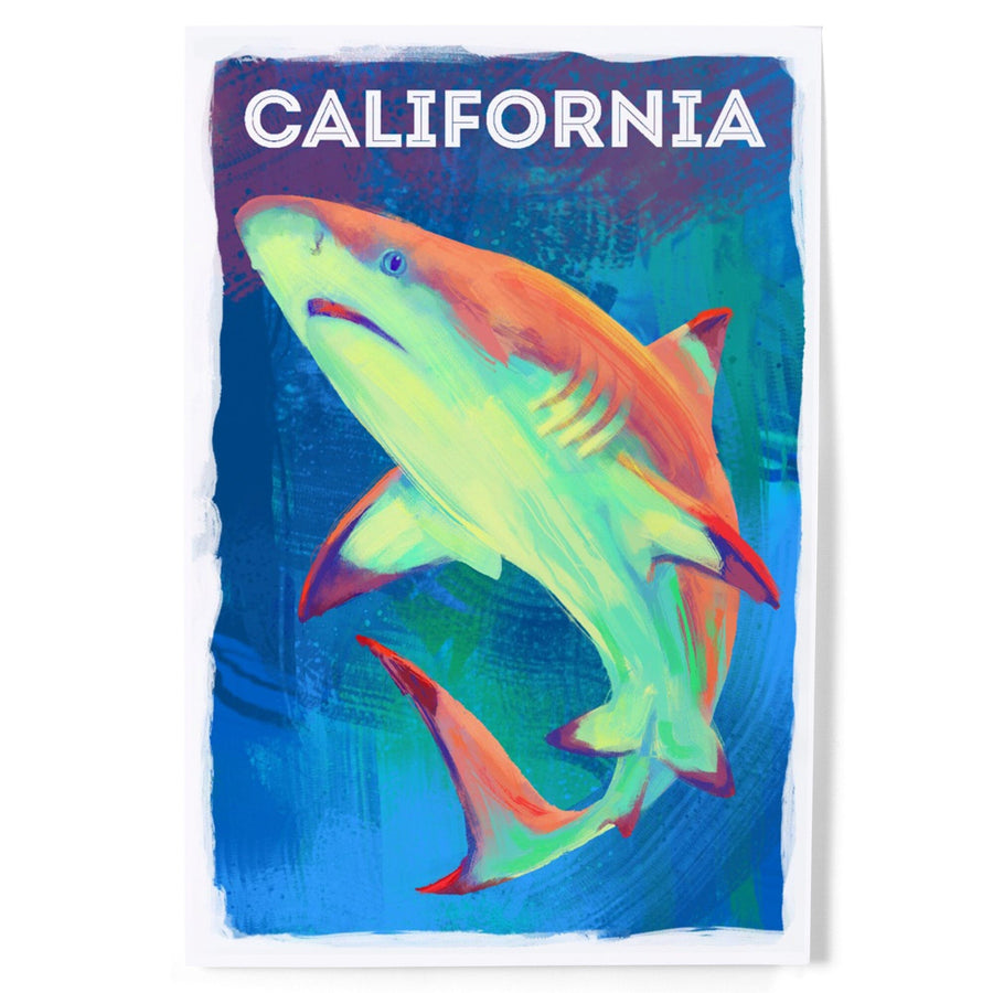 California, Vivid, Blacktip Shark, Art & Giclee Prints Art Lantern Press 