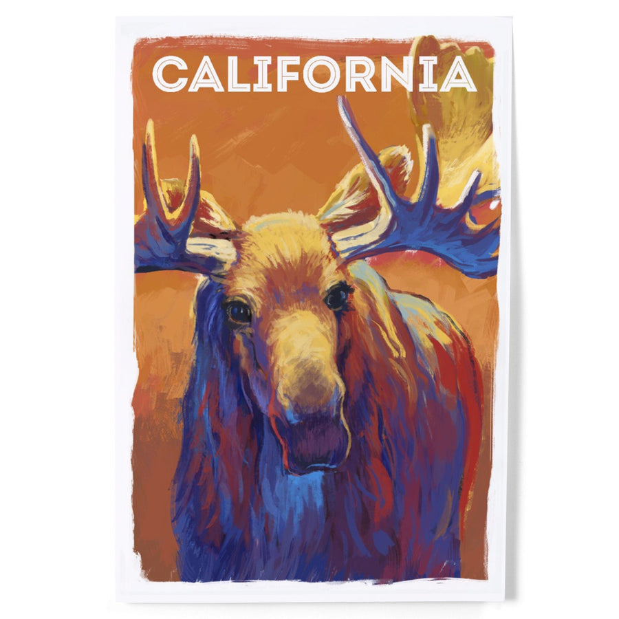California, Vivid, Moose, Art & Giclee Prints Art Lantern Press 