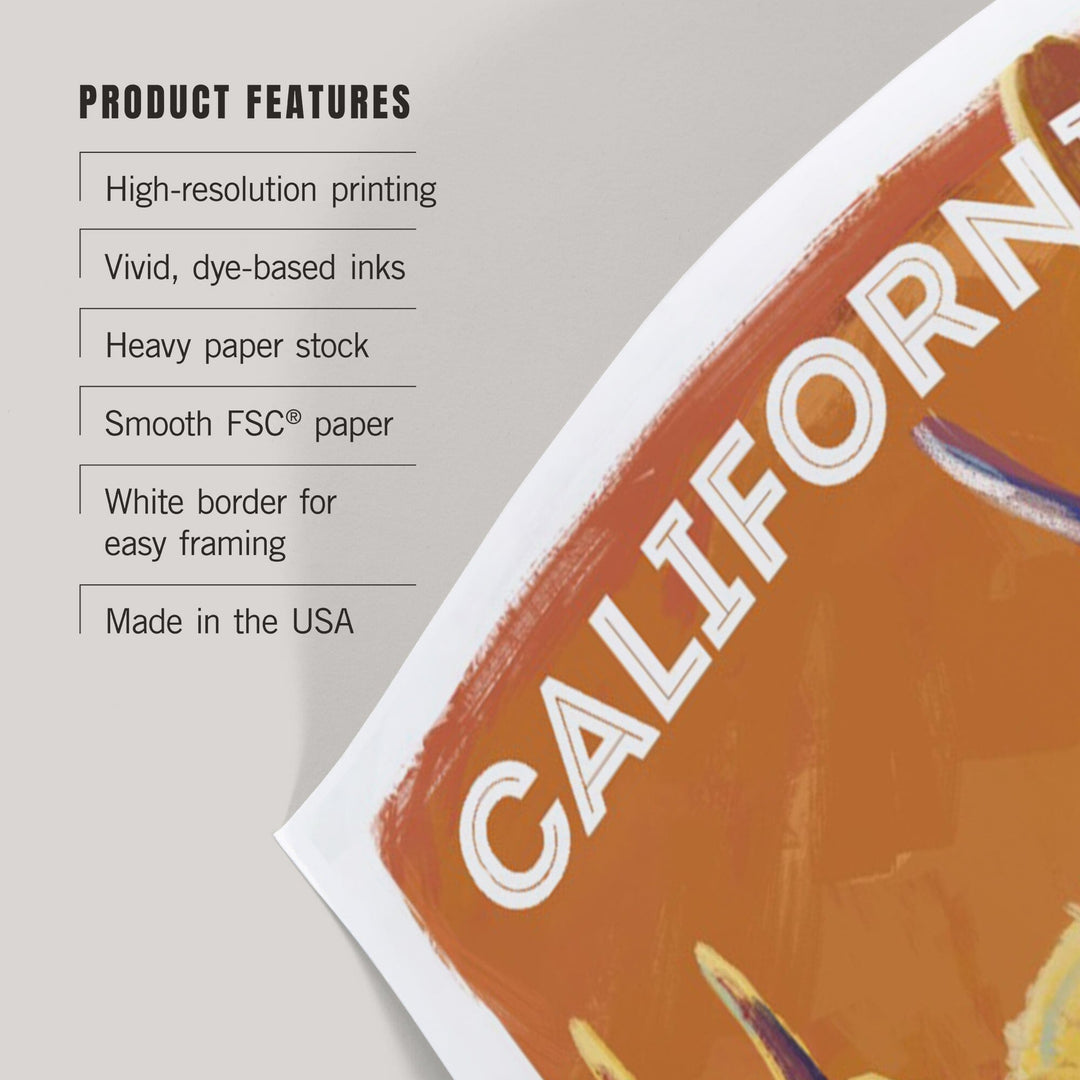California, Vivid, Moose, Art & Giclee Prints Art Lantern Press 