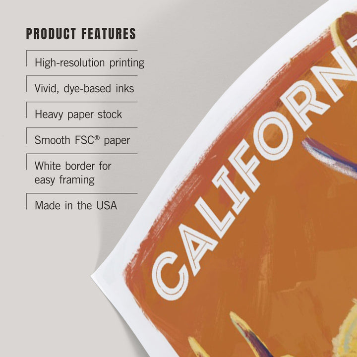 California, Vivid, Moose, Art & Giclee Prints Art Lantern Press 