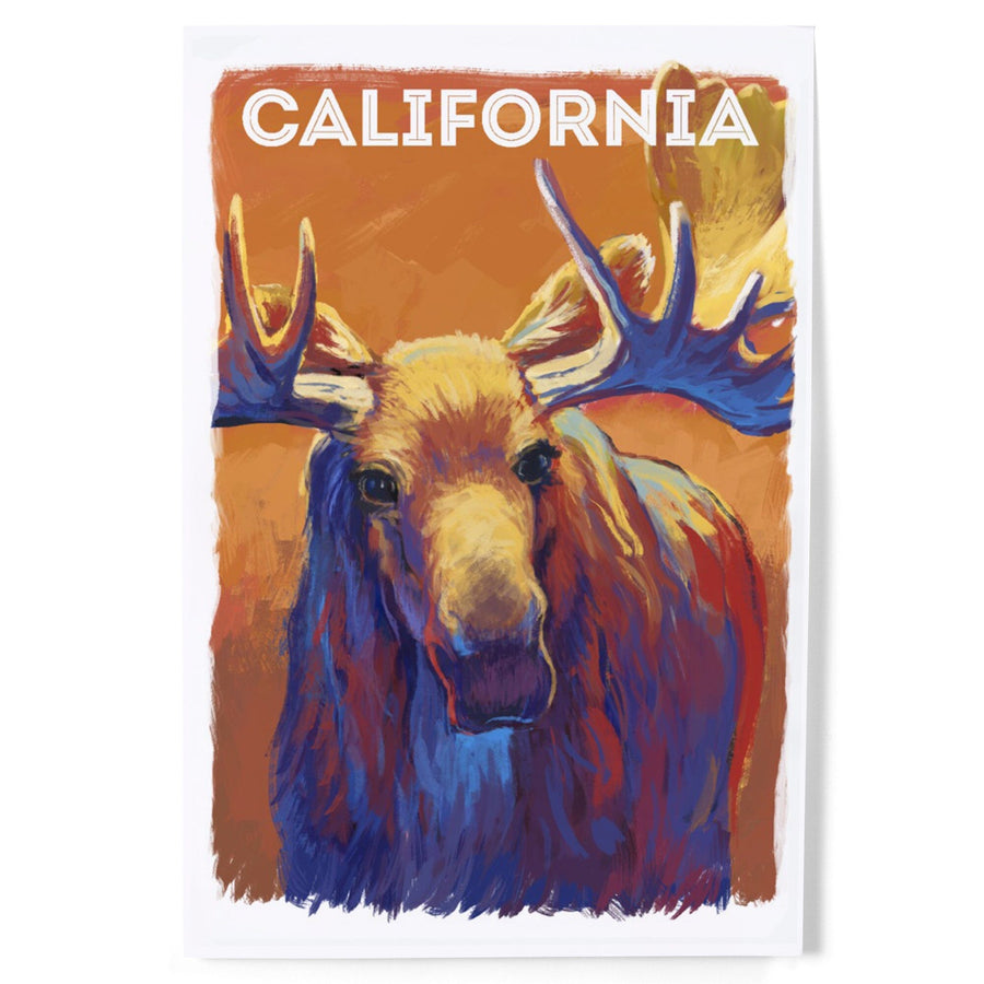 California, Vivid, Moose, Art & Giclee Prints Art Lantern Press 