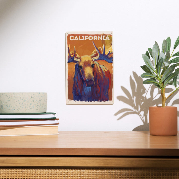 California, Vivid, Moose, Wood Signs and Postcards Wood Lantern Press 