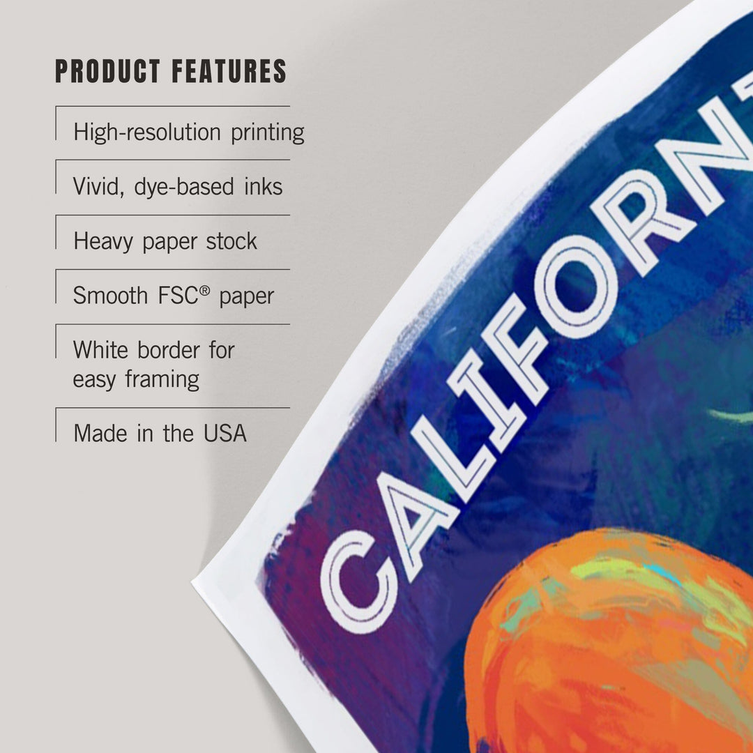 California, Vivid, Octopus, Art & Giclee Prints Art Lantern Press 