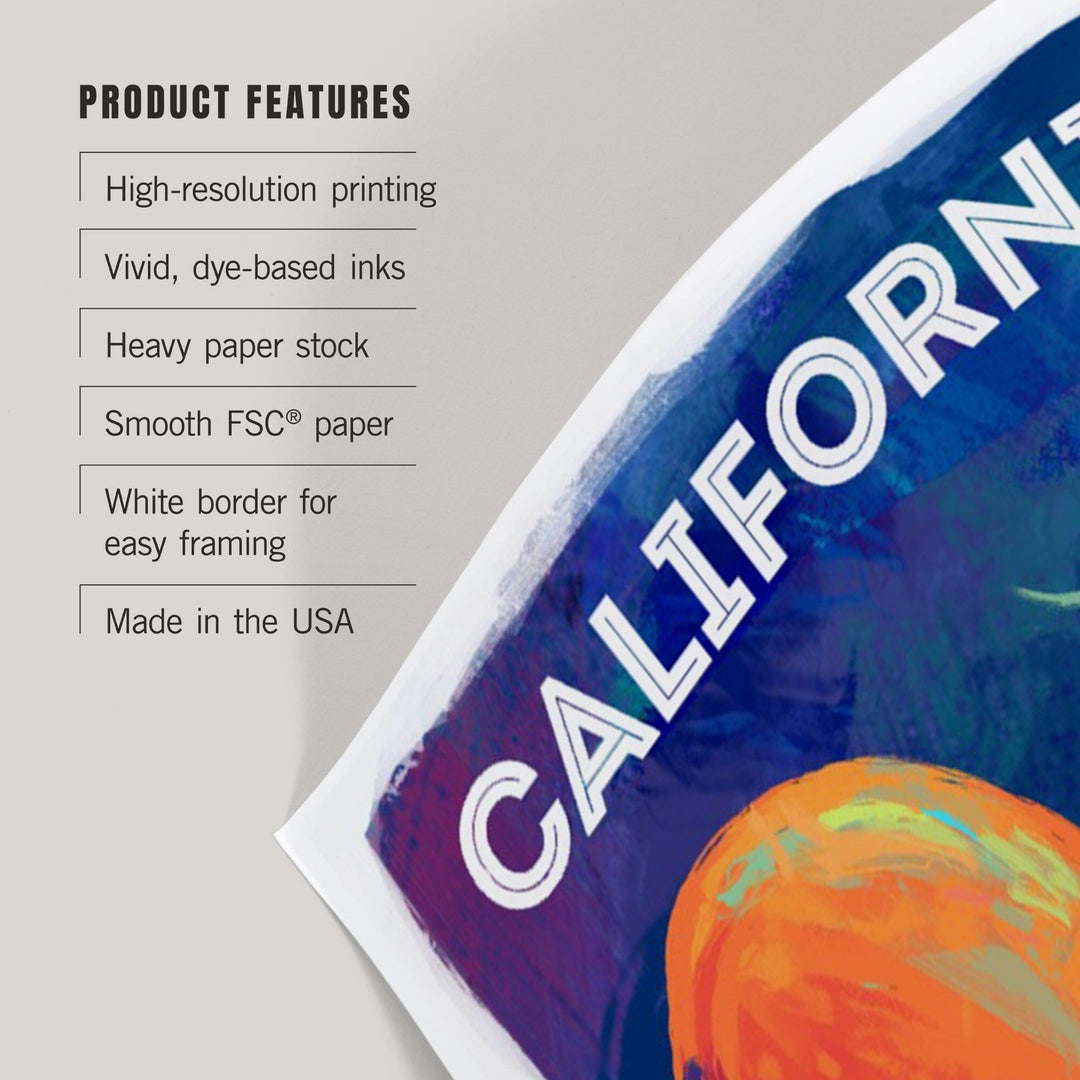 California, Vivid, Octopus, Art & Giclee Prints Art Lantern Press 