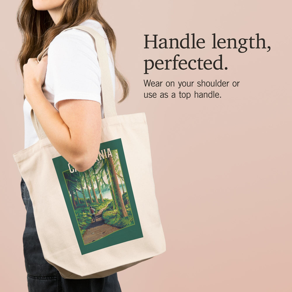 California, Walk In The Woods, Day Hike,, Tote Bag Totes Lantern Press 
