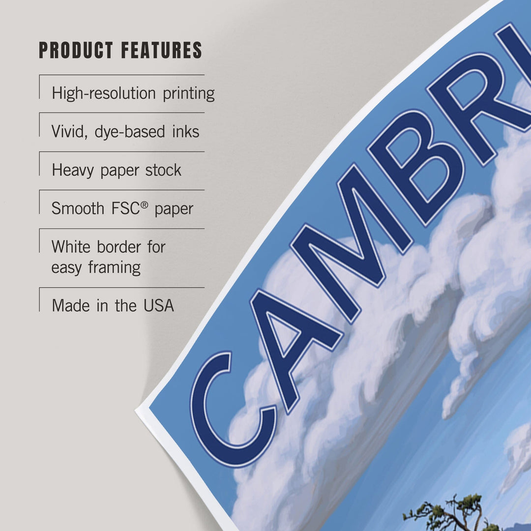 Cambria, California, Rocky Coastline, Art & Giclee Prints - Lantern Press