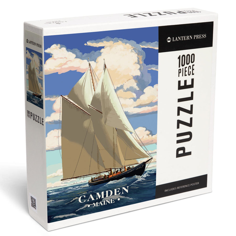 Camden, Maine, Bluenose II, Jigsaw Puzzle Puzzle Lantern Press 