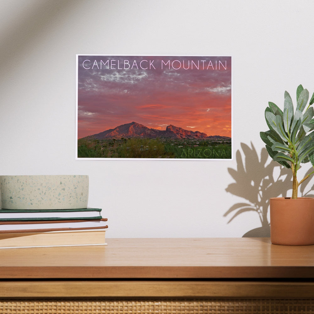 Camelback Mountain, Arizona, Sunset Photography, Art & Giclee Prints Art Lantern Press 