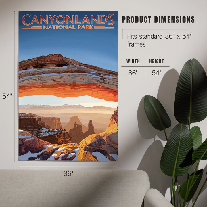 Canyonlands National Park, Utah, Arch, Painterly Series, Art & Giclee Prints Art Lantern Press 