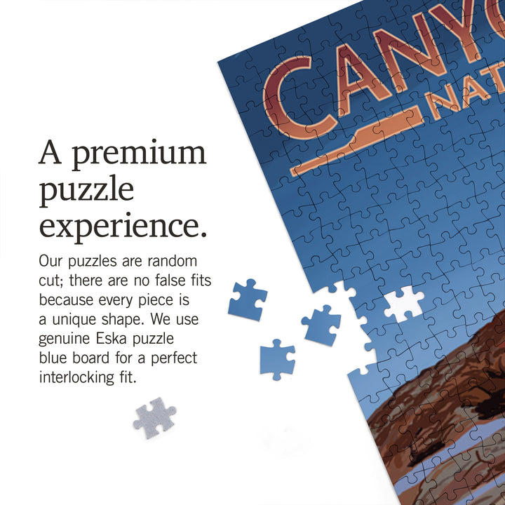 Canyonlands National Park, Utah, Arch, Painterly Series, Jigsaw Puzzle Puzzle Lantern Press 