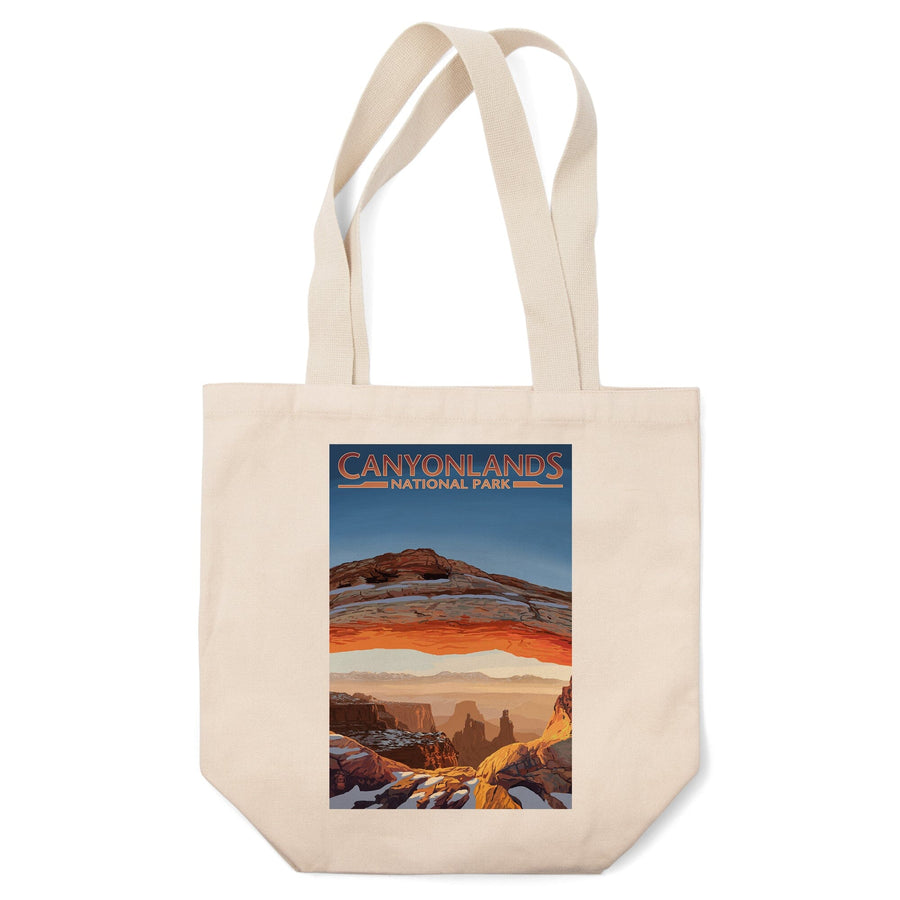 Canyonlands National Park, Utah, Arch, Painterly Series, Lantern Press Artwork, Tote Bag Totes Lantern Press 