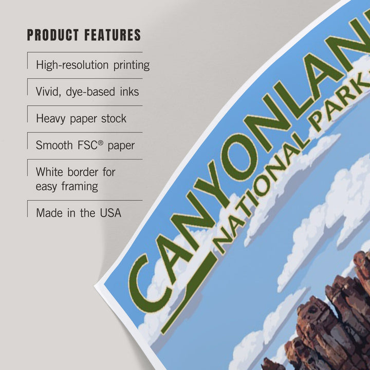 Canyonlands National Park, Utah, Art & Giclee Prints Art Lantern Press 