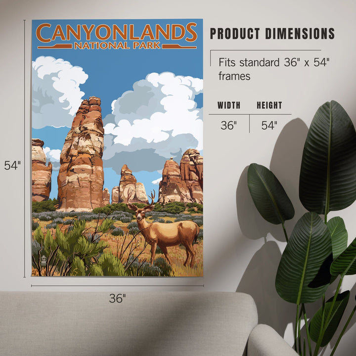 Canyonlands National Park, Utah, Chesler and Deer, Art & Giclee Prints Art Lantern Press 