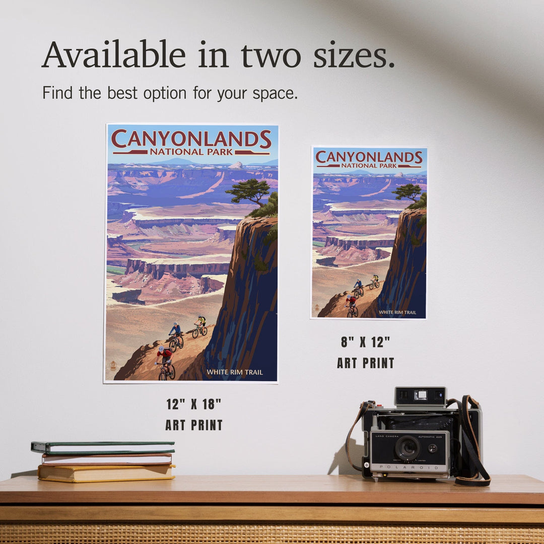 Canyonlands National Park, Utah, Conflunce and Bikers, Art & Giclee Prints Art Lantern Press 