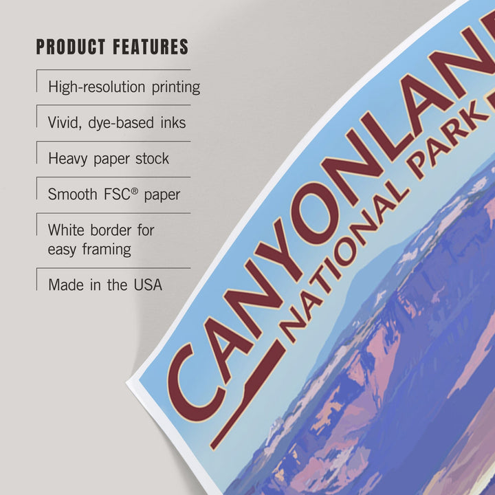 Canyonlands National Park, Utah, Conflunce and Bikers, Art & Giclee Prints Art Lantern Press 