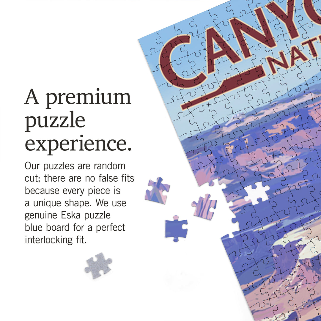 Canyonlands National Park, Utah, Conflunce and Bikers, Jigsaw Puzzle Puzzle Lantern Press 