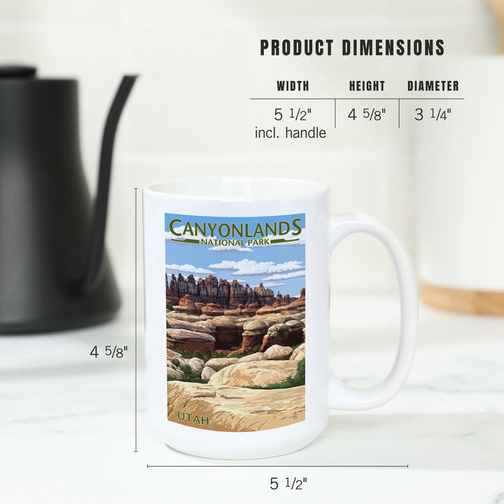 Canyonlands National Park, Utah, Lantern Press Artwork, Ceramic Mug Mugs Lantern Press 