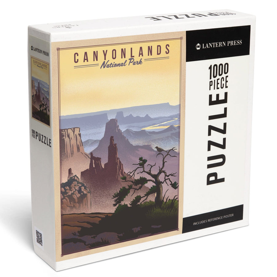 Canyonlands National Park, Utah, Lithograph National Park Series, Jigsaw Puzzle Puzzle Lantern Press 