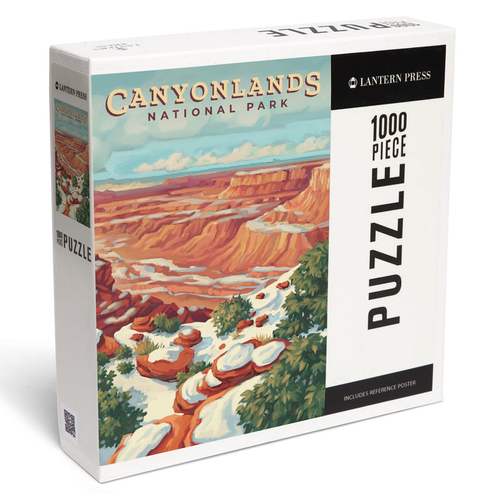 Canyonlands National Park, Utah, Oil Painting, Jigsaw Puzzle Puzzle Lantern Press 