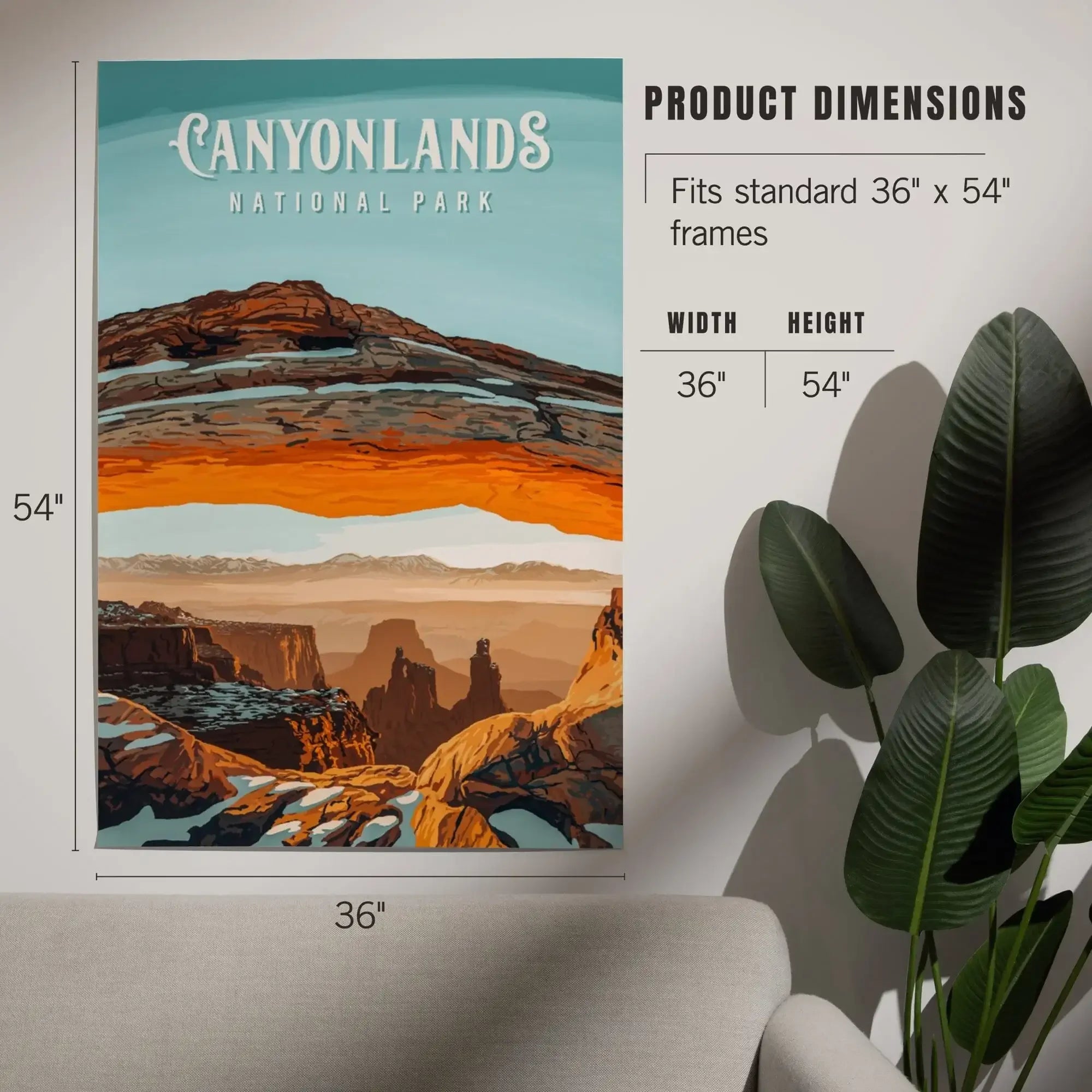 Canyonlands National Park, Utah, Painterly National Park Series