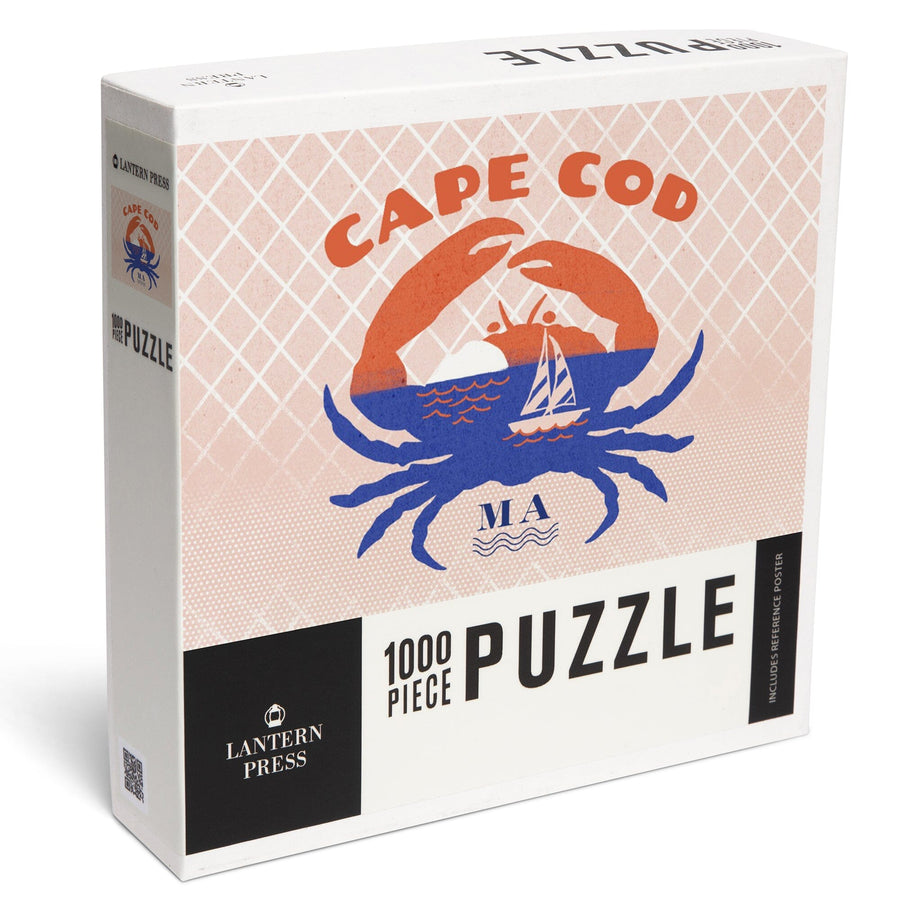 Cape Cod, Massachusetts, Dockside Series, Crab, Jigsaw Puzzle - Lantern Press