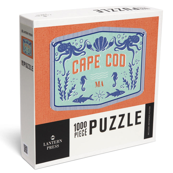 Cape Cod, Massachusetts, Dockside Series, High Tide, Jigsaw Puzzle - Lantern Press