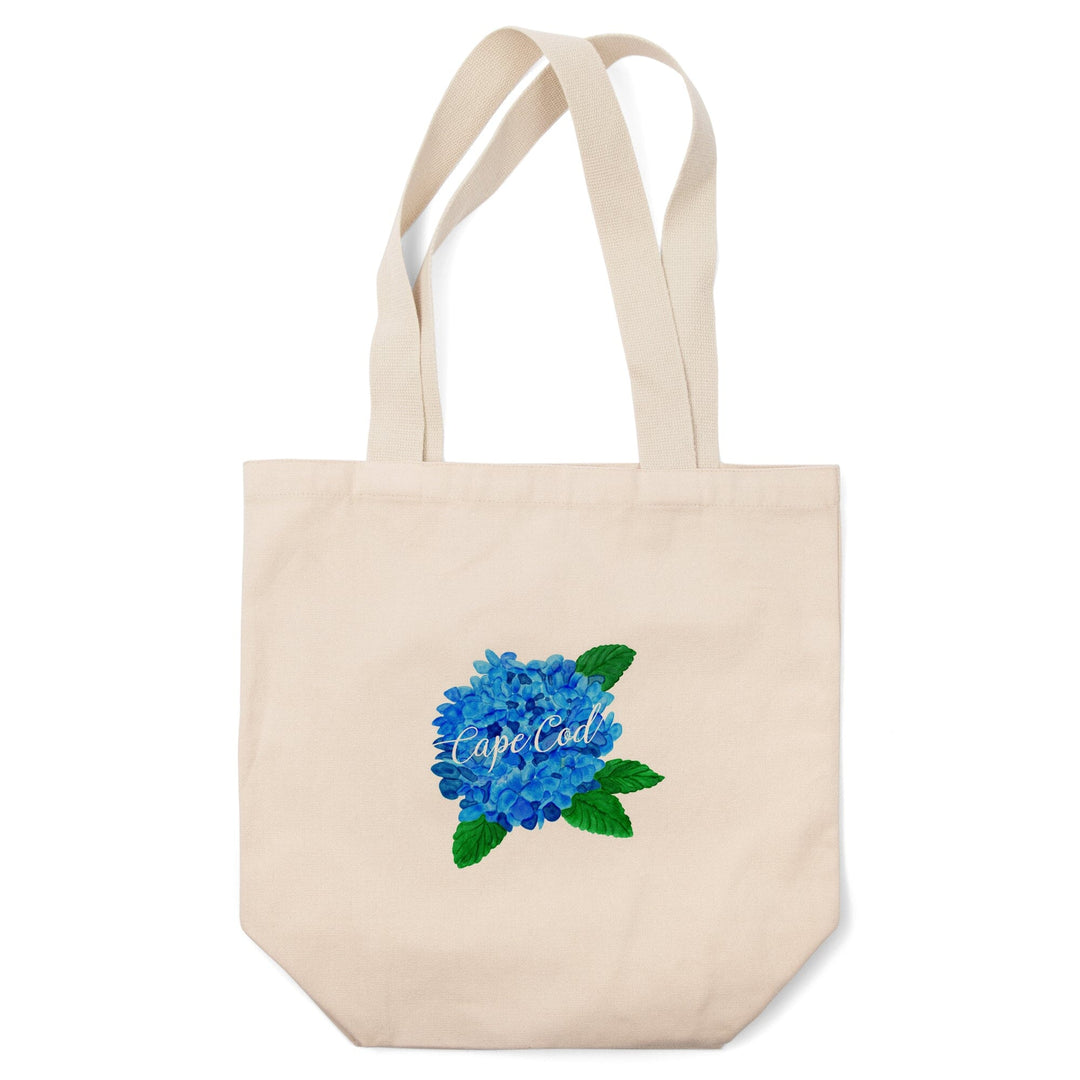 Cape Cod, Massachusetts, Hydrangea, Watercolor,, Tote Bag Totes Lantern Press 