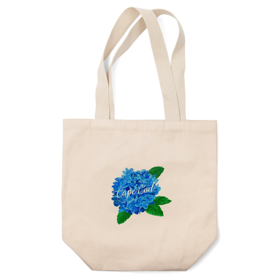 Cape Cod, Massachusetts, Hydrangea, Watercolor,, Tote Bag Totes Lantern Press 
