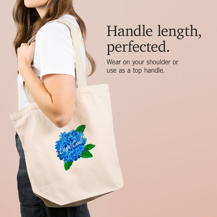 Cape Cod, Massachusetts, Hydrangea, Watercolor,, Tote Bag Totes Lantern Press 