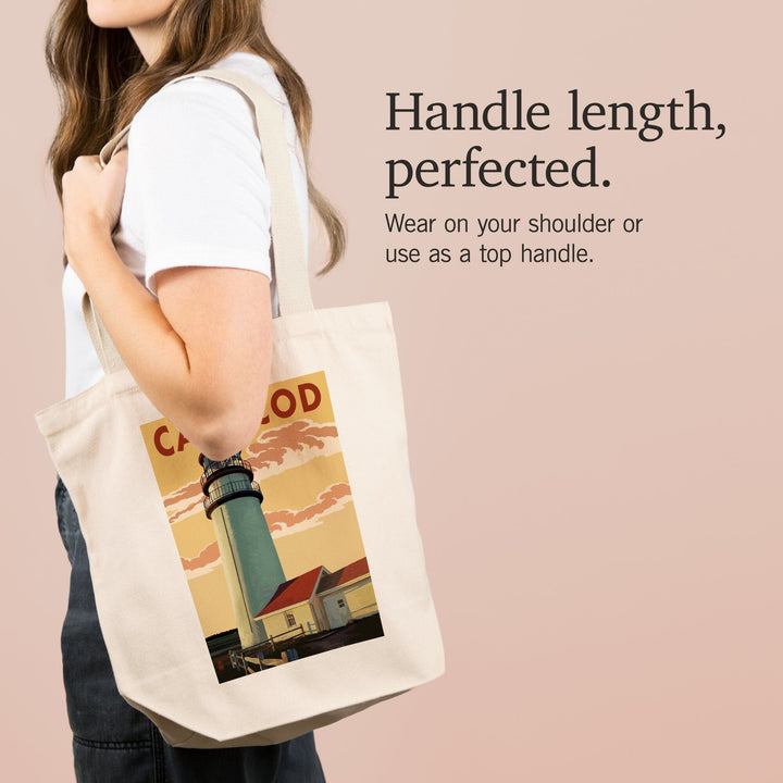 Cape Cod, Massachusetts, Lighthouse, Tote Bag Totes Lantern Press 
