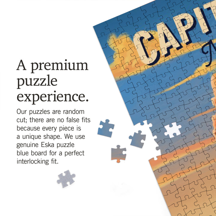Capitol Reef National Park, Utah, Oil Painting, Jigsaw Puzzle Puzzle Lantern Press 