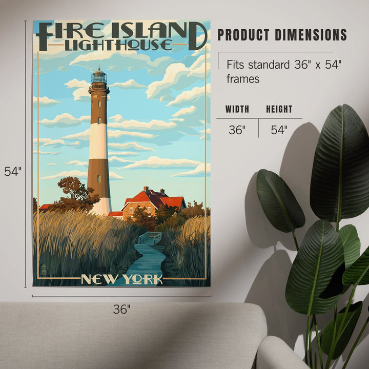 Captree Island, New York, Fire Island Lighthouses, Art & Giclee Prints Art Lantern Press 