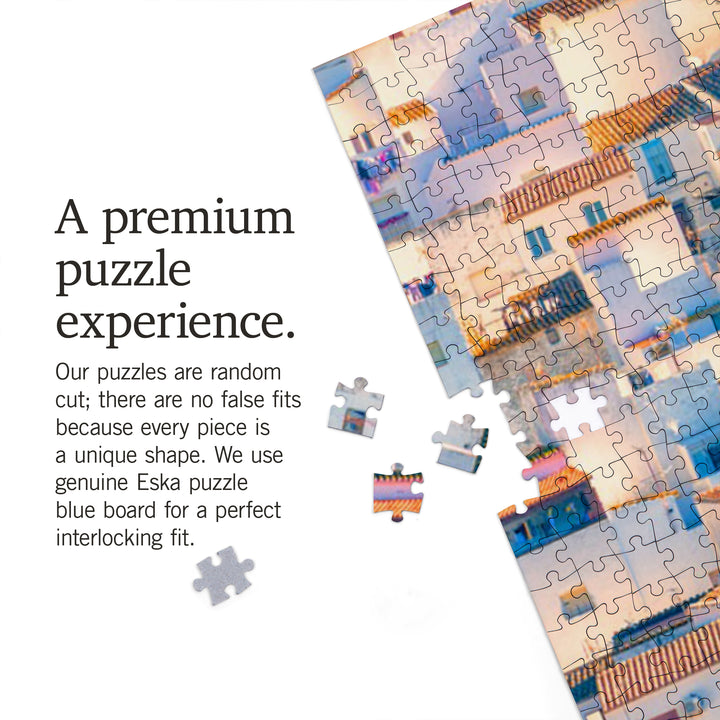 Casares Spanish Villas, Southern Spain, Jigsaw Puzzle Puzzle Lantern Press 