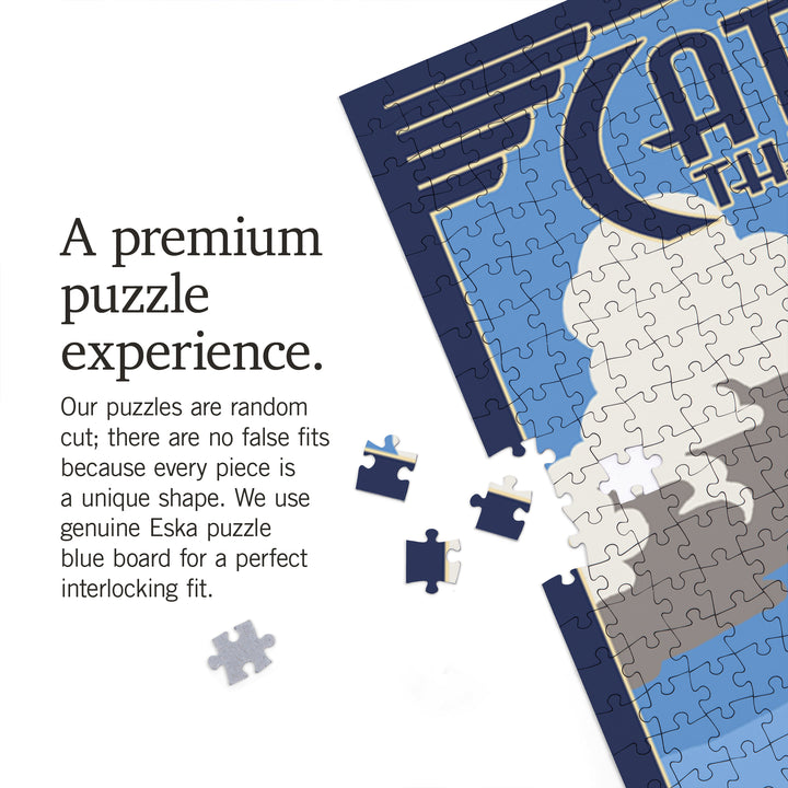 Catalina Island, California, Seaplane, Jigsaw Puzzle Puzzle Lantern Press 