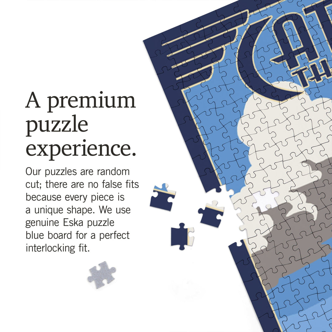 Catalina Island, California, Seaplane, Jigsaw Puzzle Puzzle Lantern Press 