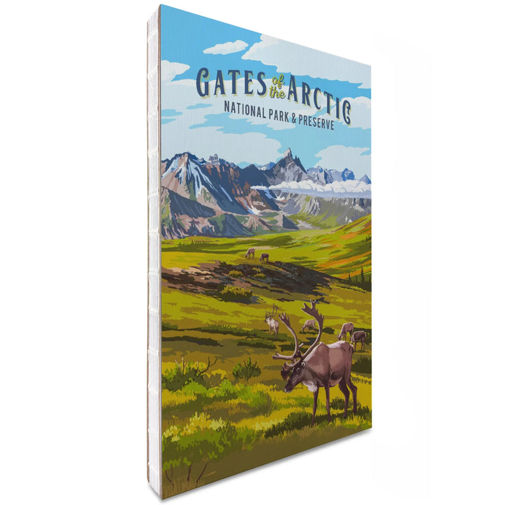 Lined 6x9 Journal, Gates of the Arctic National Park and Preserve, Alaska, Painterly National Park Series, Lay Flat, 193 Pages, FSC paper