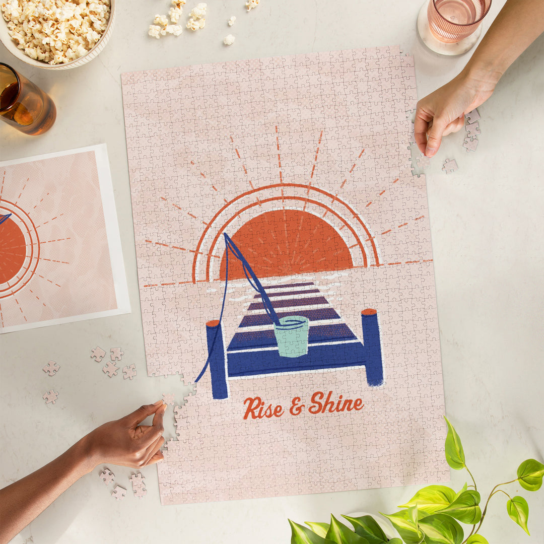 Dockside Collection, Rise and Shine, Dock, 1000 Piece Jigsaw Puzzle