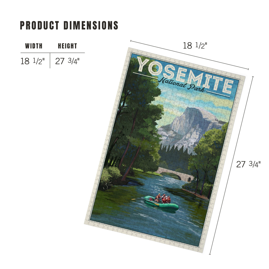 Yosemite National Park, California, Merced River, Jigsaw Puzzle