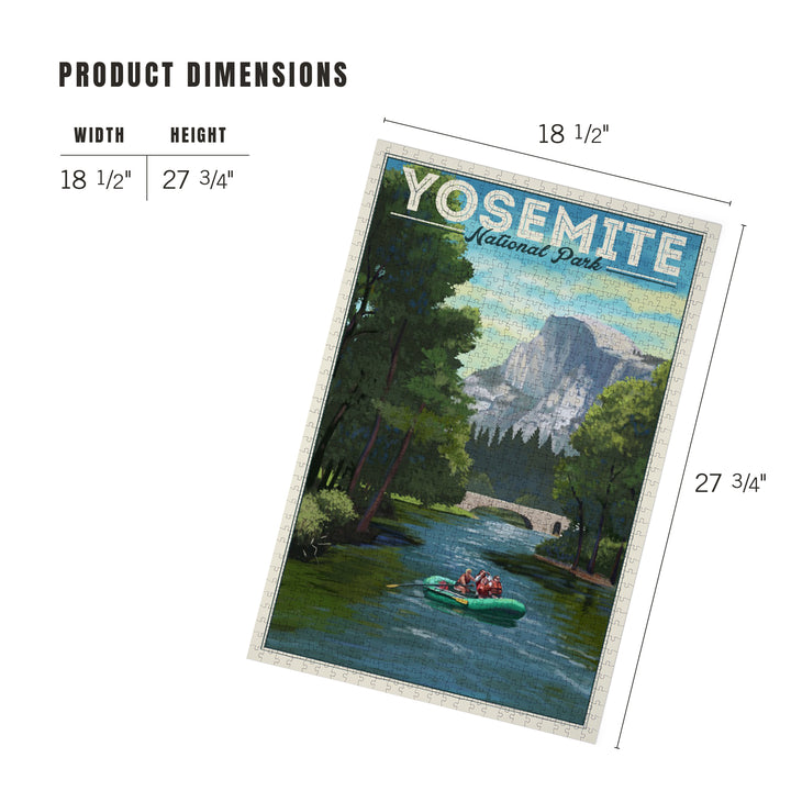 Yosemite National Park, California, Merced River, Jigsaw Puzzle