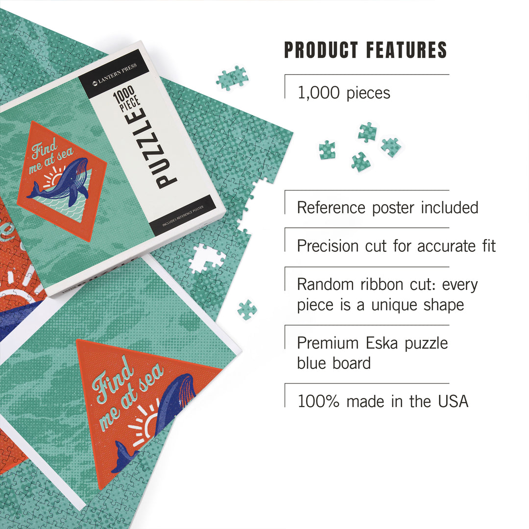 Dockside Series, Find Me At Sea,, 1000 Piece Jigsaw Puzzle