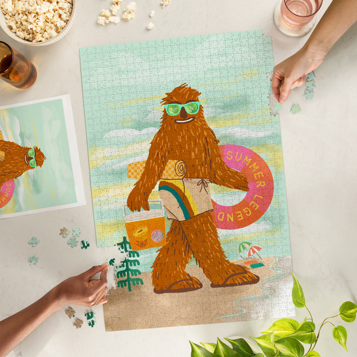 Summer Legend, Bigfoot, 1000 Piece Jigsaw Puzzle