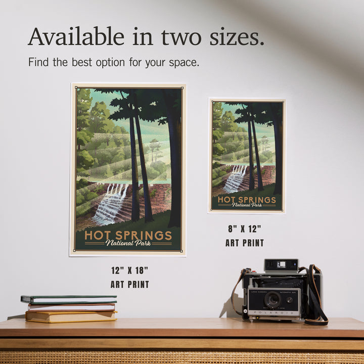 Hot Springs National Park, Lithograph, Art & Giclee Prints