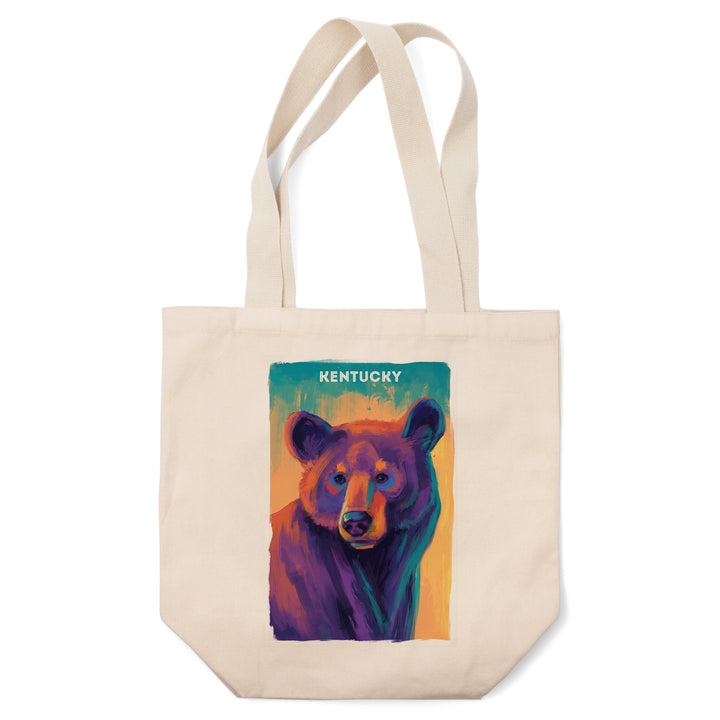 Kentucky, Vivid, Black Bear, Tote Bag