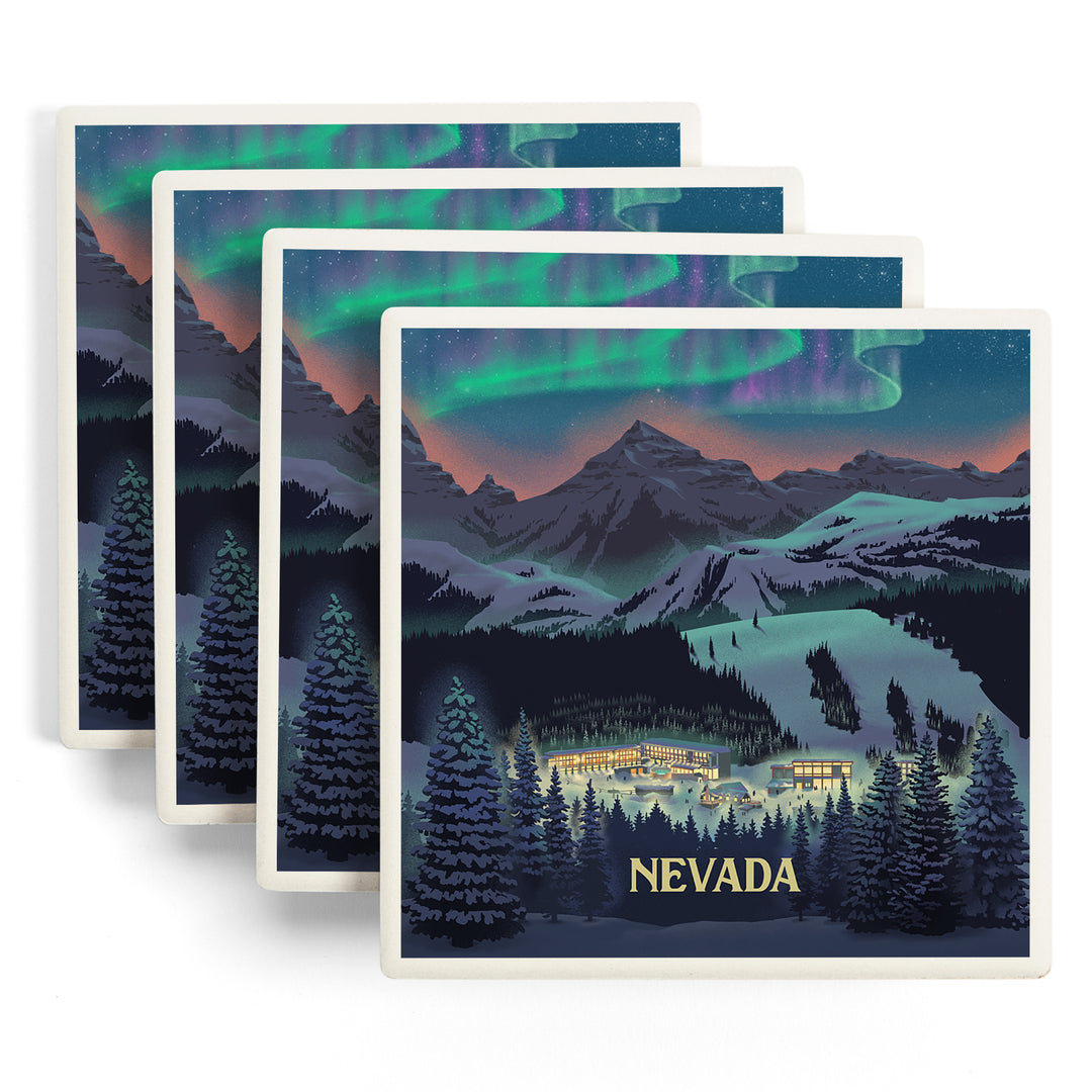 Nevada, Village under Northern Lights, Coasters