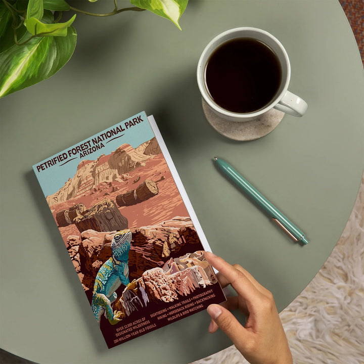 Lined 6x9 Journal, Petrified Forest National Park, Arizona, Lay Flat, 193 Pages, FSC paper