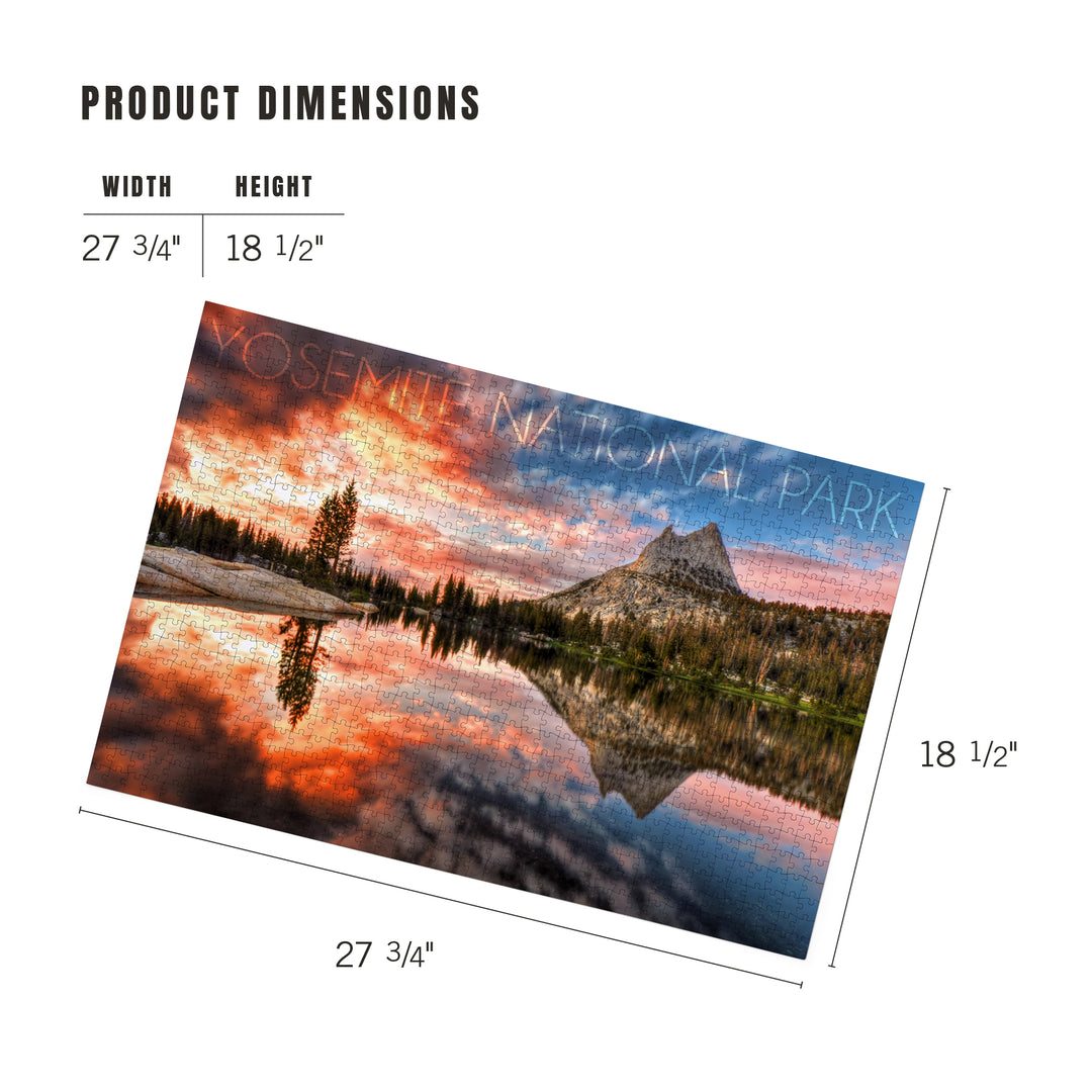 Yosemite National Park, California, Cathedral Lake, 1000 Piece Jigsaw Puzzle