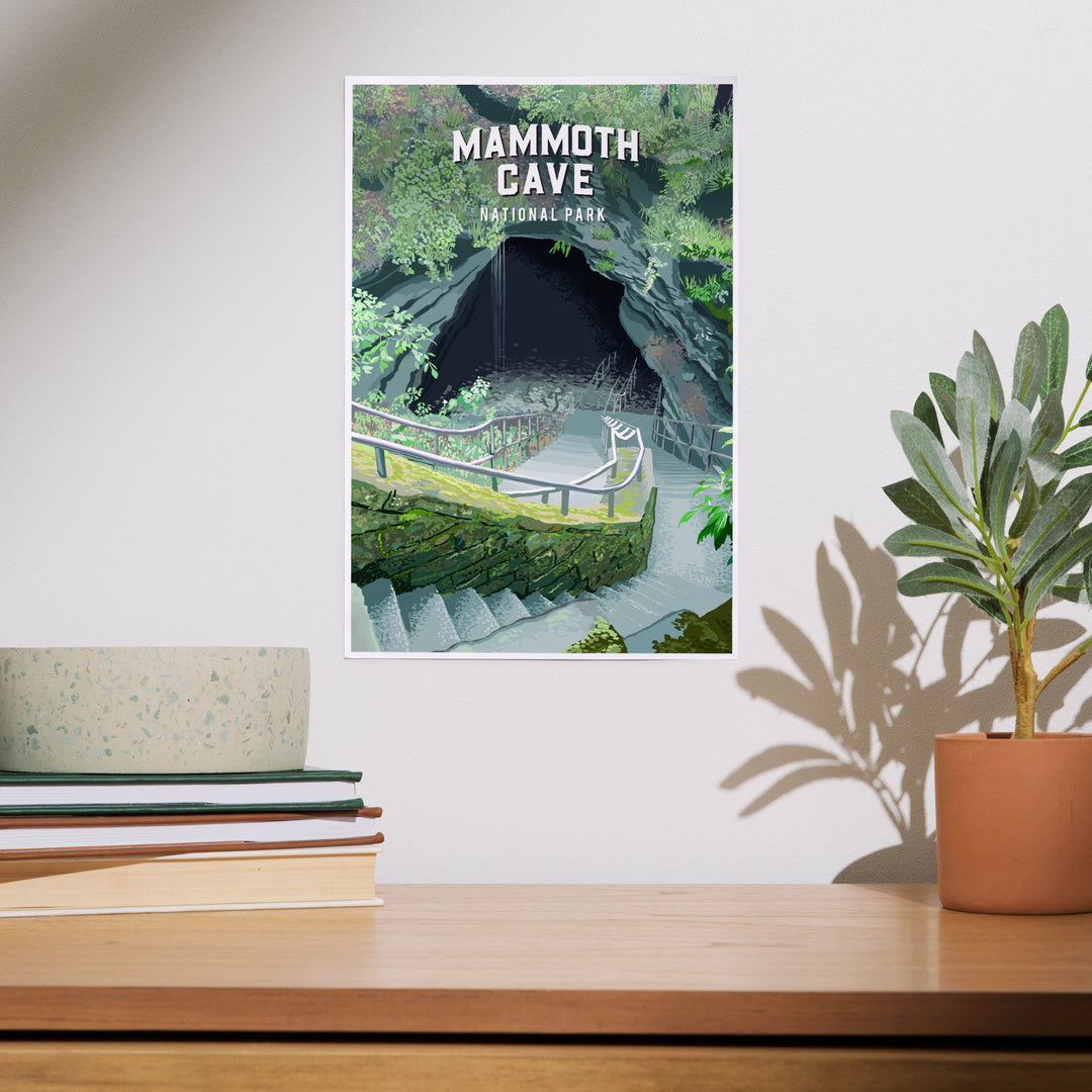 Mammoth Cave National Park, Kentucky, Painterly National Park Series, Art & Giclee Prints