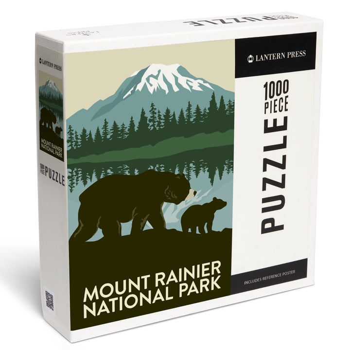 Mount Rainier National Park, Washington, Bears, 1000 Piece Jigsaw Puzzle